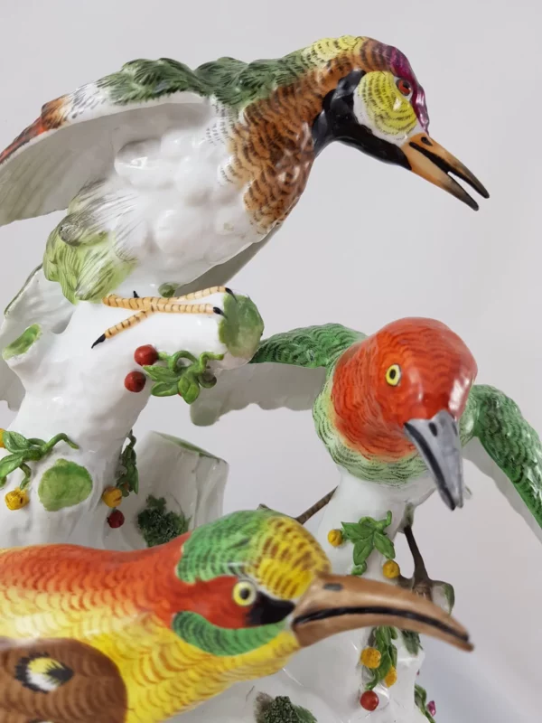 CHELSEA - Groupe d’oiseaux en porcelaine – Image 7