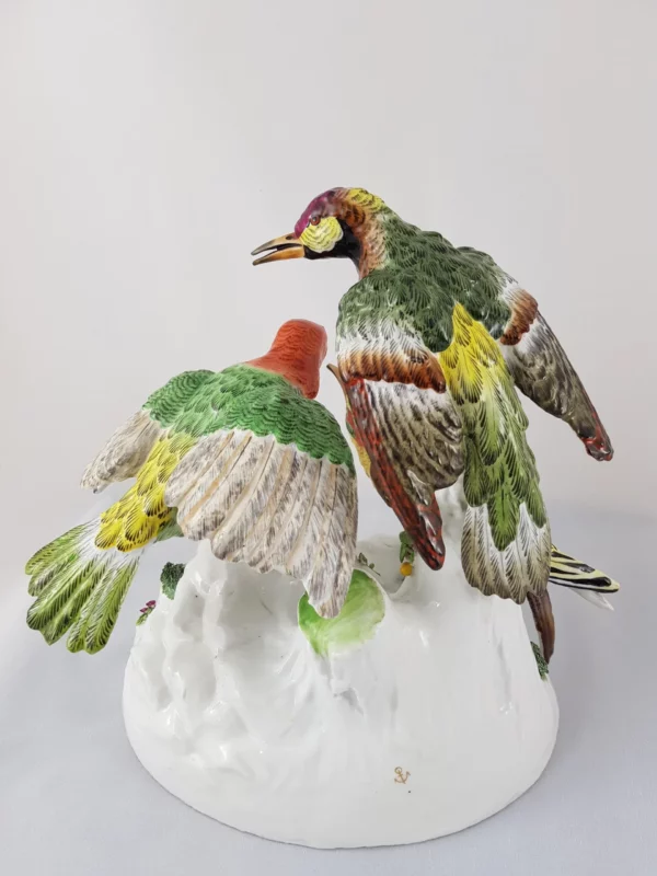 CHELSEA - Groupe d’oiseaux en porcelaine – Image 3