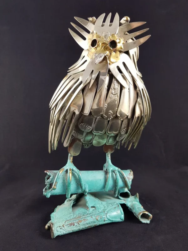 GÉRARD BOUVIER - Sculpture Hibou (Vendu)