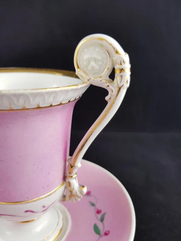 MEISSEN - Tasse sur piédouche et sous tasse – Image 2