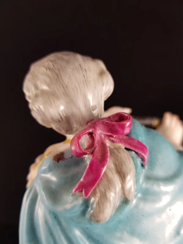 MEISSEN - Groupe de personnages en porcelaine (rare) – Image 10