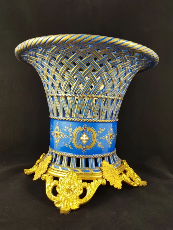 SÈVRES - Corbeille "Jasmin" monogrammé – Image 4