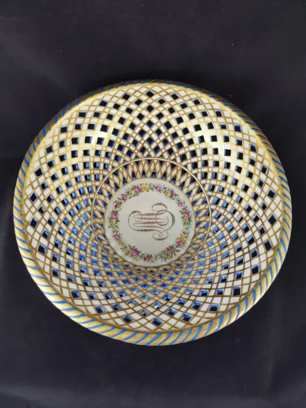 SÈVRES - Corbeille "Jasmin" monogrammé – Image 3
