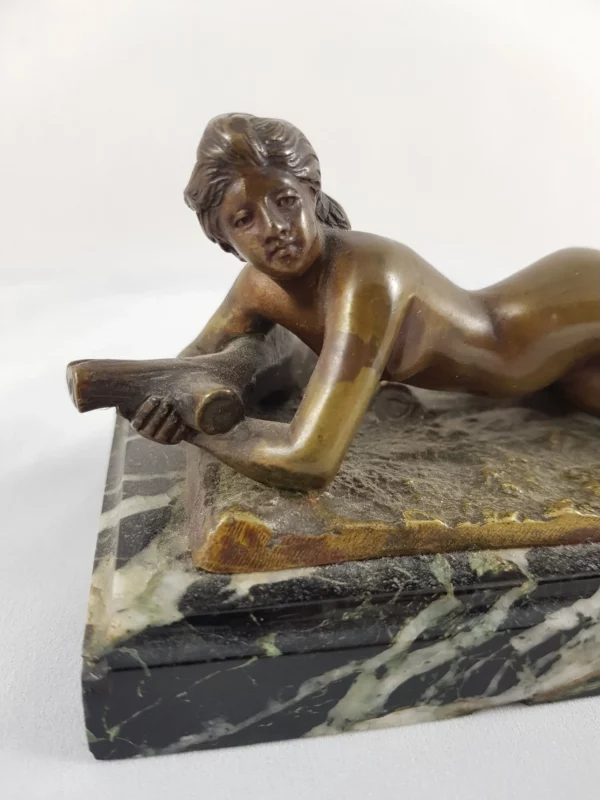 J. GARNIER - Femme nue allongée Bronze – Image 3
