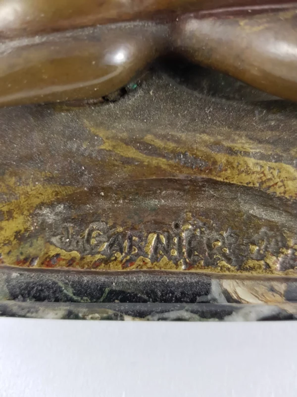 J. GARNIER - Femme nue allongée Bronze – Image 4