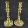 Paire de flambeaux en bronze