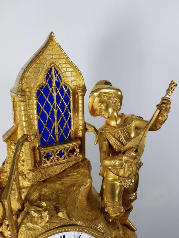 PENDULE dorée sous son globe – Image 7