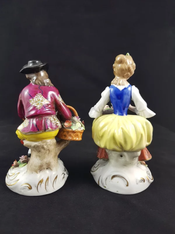 SITZENDORF - Jeune couple en porcelaine fine – Image 2