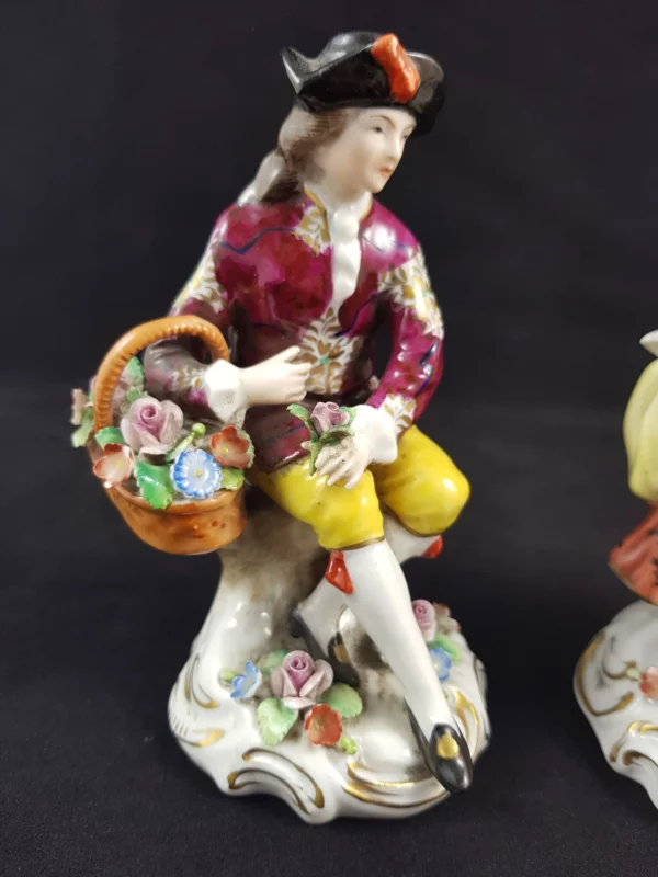 SITZENDORF - Jeune couple en porcelaine fine – Image 5