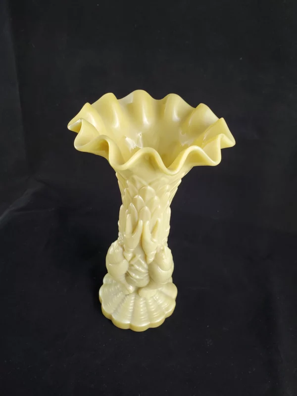 Vase en opaline beige – Image 3