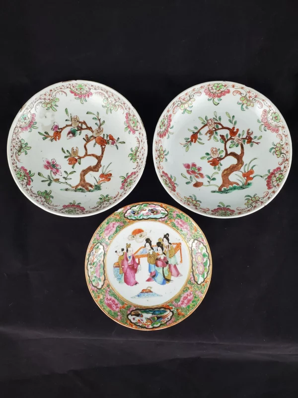 CHINE - Lot de 3 coupelles