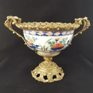 IMARI (dans le goût de) - Coupe en porcelaine