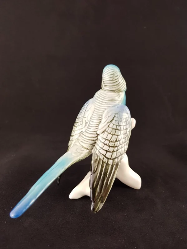 KARL ENS - SAXE - Perruche en porcelaine – Image 3