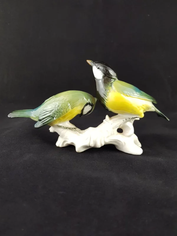 KARL ENS - SAXE - Mésanges en porcelaine – Image 2
