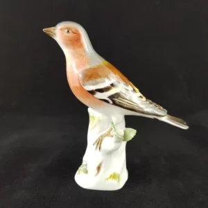 MEISSEN - Pinson sur branche en porcelaine