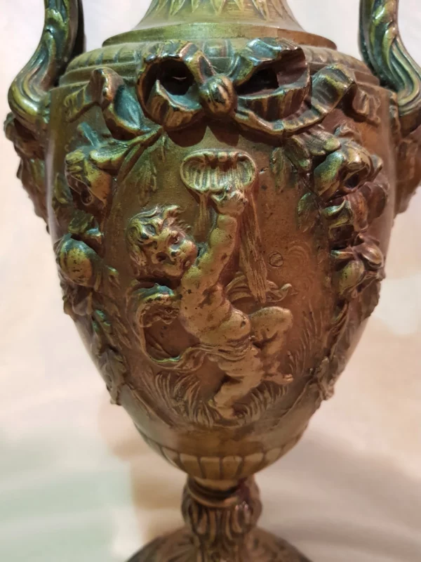 VASE (la paire) en régule – Image 5