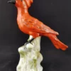 LOCRÉ - Perroquet en porcelaine