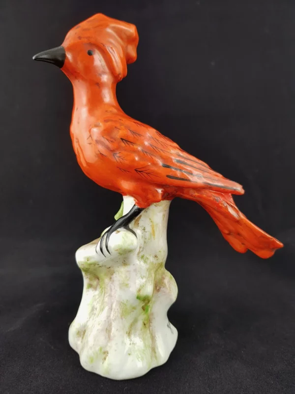 LOCRÉ - Perroquet en porcelaine