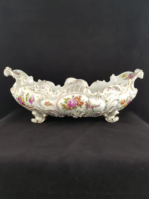 SAXE - Grande jardinière en porcelaine