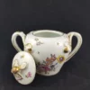 HOCHST - Pot à sucre en porcelaine, motif floral doré – Image 2