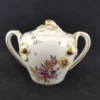 HOCHST - Pot à sucre en porcelaine, motif floral doré – Image 5