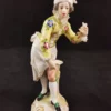 ALLEMANGNE (FRANKENTHAL) - Figurine en porcelaine style Rococo