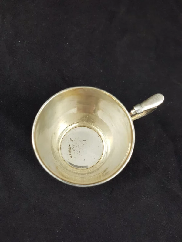 ART NOUVEAU - Tasse argent massif 150g – Image 3