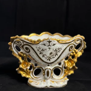 Coupe de la Mariée en Porcelaine Ajourée
