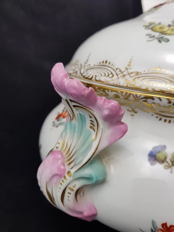 MEISSEN - Magnifique & grande soupière en porcelaine – Image 4
