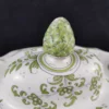MOUSTIER - Légumier couvert sur son plateau d’origine et 2 rinces-verres – Image 10