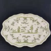 MOUSTIER - Légumier couvert sur son plateau d’origine et 2 rinces-verres – Image 11
