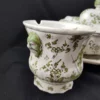 MOUSTIER - Légumier couvert sur son plateau d’origine et 2 rinces-verres – Image 2