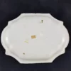 MOUSTIER - Paire de plats en faïence, signés EF – Image 8