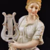 RUDOLSTADT VOLKSTEDT - Femme à la harpe, peinte – Image 3