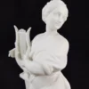 RUDOLSTADT VOLKSTEDT - Femme à la harpe, en biscuit – Image 2
