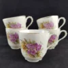 VIEUX PARIS - Service à thé en porcelaine, décor floral romantique – Image 2