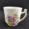 VIEUX PARIS - Service à thé en porcelaine, décor floral romantique – Image 3