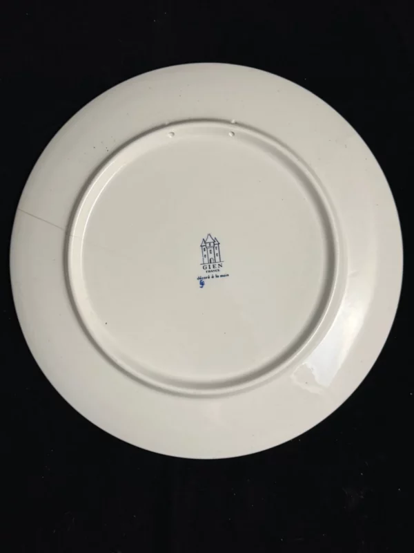 GIEN - Grande assiette décorative en faïence – Image 2