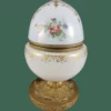 Drageoir en opaline blanche et bronze doré – Style Charles X