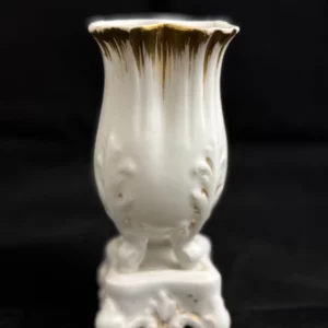 Lot de 3 Coupes de Mariée en Porcelaine – Style Rococo, Dorures et Motifs Floraux