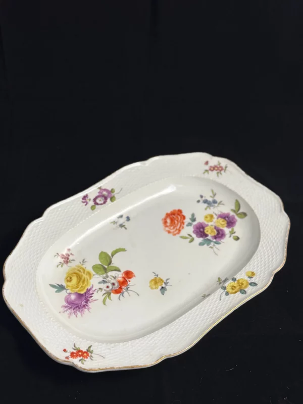 MEISSEN - Grand plat ovale en faïence – Image 2
