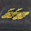 Style EMPIRE - Paire d'appliques murales en bronze doré – Image 2
