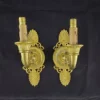 Style EMPIRE - Paire d'appliques murales en bronze doré – Image 3