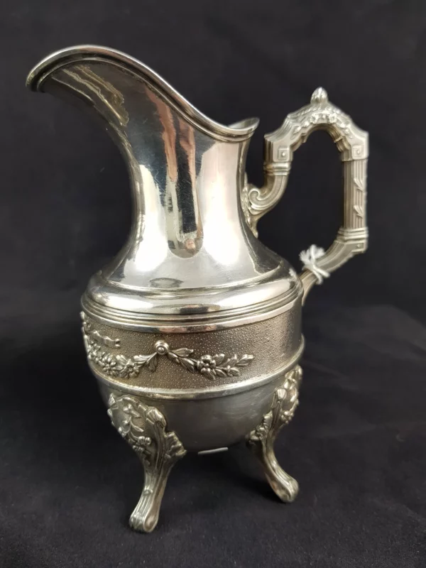 Lot : Élégant Service à Sucre en ARGENT MASSIF – 3 Pièces – Image 2