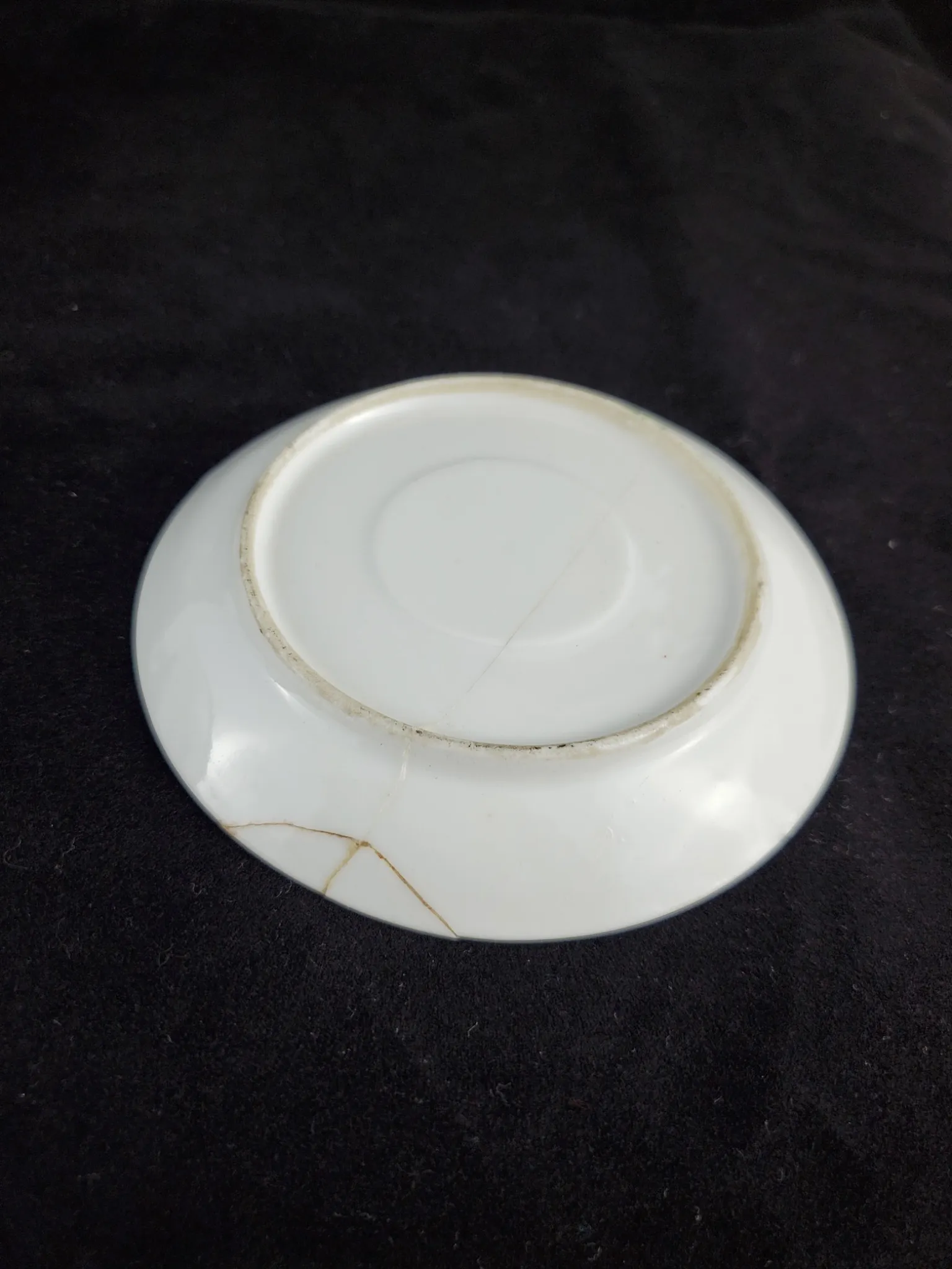 NAPOLÉON III (style) - Duo de tasses et soucoupes en porcelaine peinte – Image 4