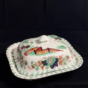 MASON'S (Angleterre) - Ravissante cloche à fromage ou beurre